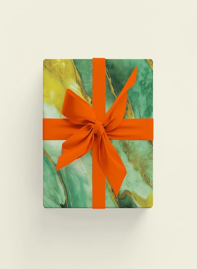 UNWRAP DELIGHTS Luxury Gift Wrapping Paper Pack - Marble Print Design, Elegant and Durable for All Occasions - 25 Sheets of Wrapping Paper in Stunning Green Color - Image 2
